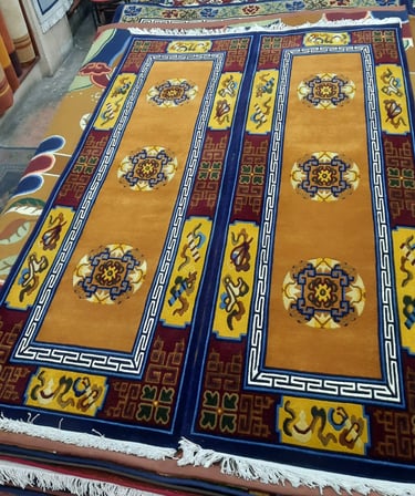 High quality Handmade Carpets: 100-Knot Wool from Nepal