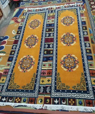 High quality Handmade Carpets: 100-Knot Wool from Nepal