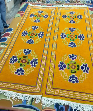 High quality Handmade Carpets: 100-Knot Wool from Nepal