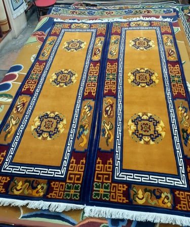 High quality Handmade Carpets: 100-Knot Wool from Nepal