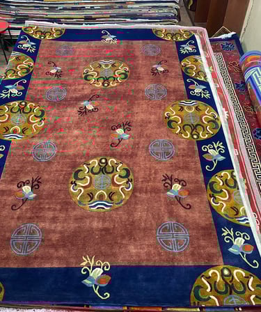 High quality Handmade Carpets: 100-Knot Wool from Nepal
