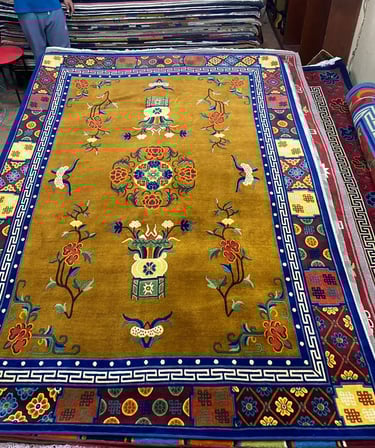 High quality Handmade Carpets: 100-Knot Wool from Nepal