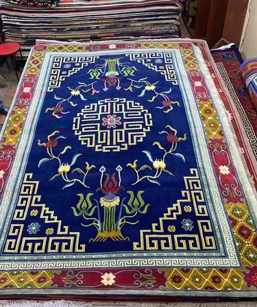 High quality Handmade Carpets: 100-Knot Wool from Nepal