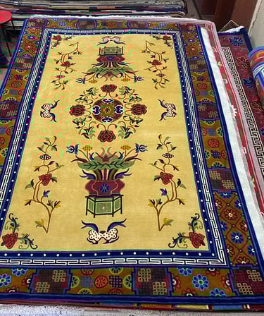 High quality Handmade Carpets: 100-Knot Wool from Nepal