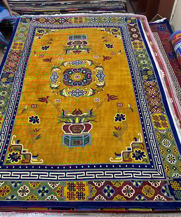 High quality Handmade Carpets: 100-Knot Wool from Nepal