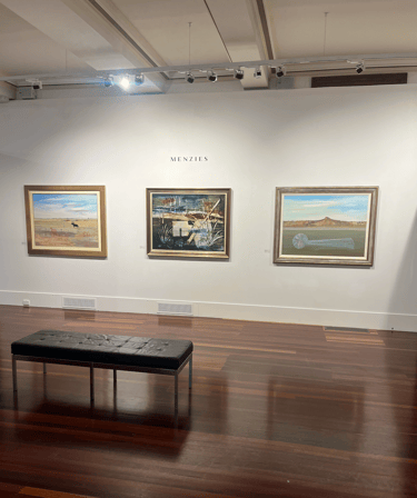 Installation for an exhibition in an art gallery and auction house in Sydney