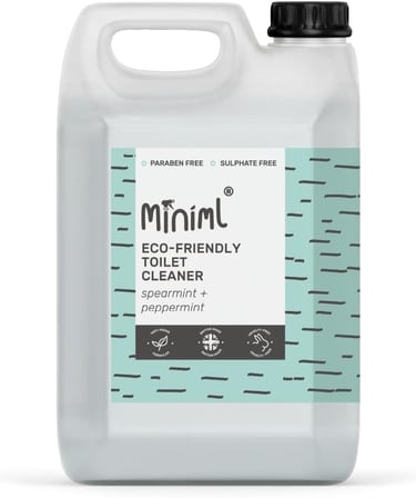 a bottle of eco - friendly toilet cleaner