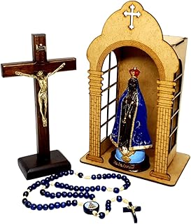 Kit Oratório Nossa Senhora Aparecida - Imagem ilustrativa