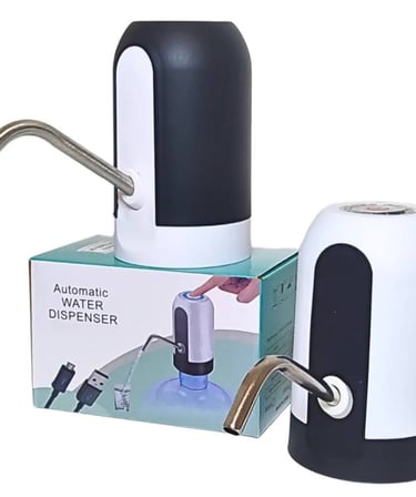 Dispenser usb eléctrico bajo consumo y con batería recargable