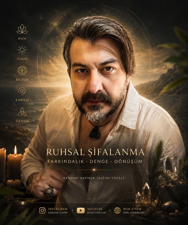 Spiritual healer offering soul healing and mindfulness through energy balance and meditation.