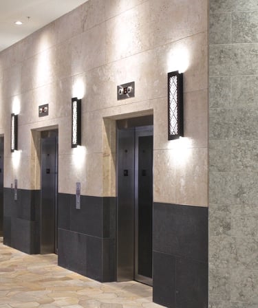 commercial stone wall