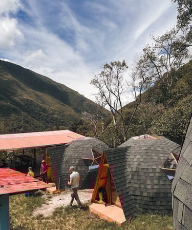 Salkantay Trek Day 3 Lucmabamba Domes
