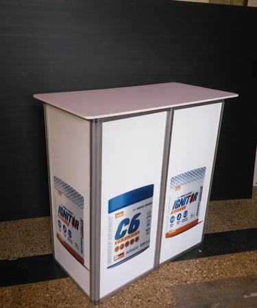 Small carry size Portable promotion counter table