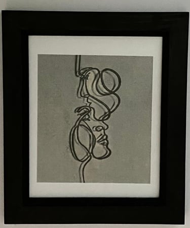 Oleo print  Wall Art . Modern Wood  Wall Art., this product is manufactured to order