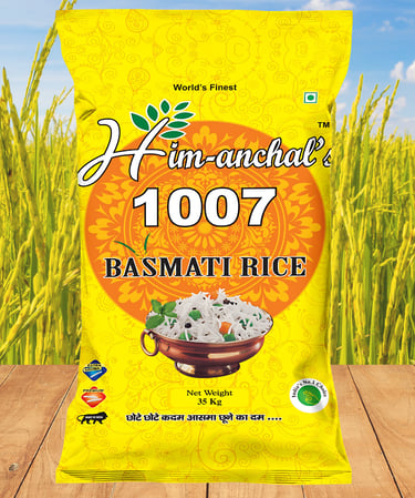 himanchal basmati rice 1007 pack -30kg