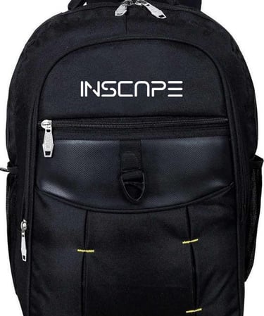 a backpack with unique design and stitching look