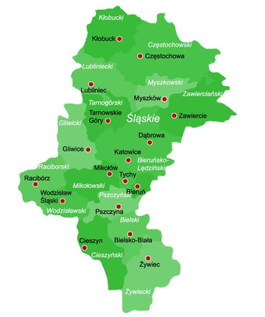 Rzeczoznawca maszyn śląsk mapa