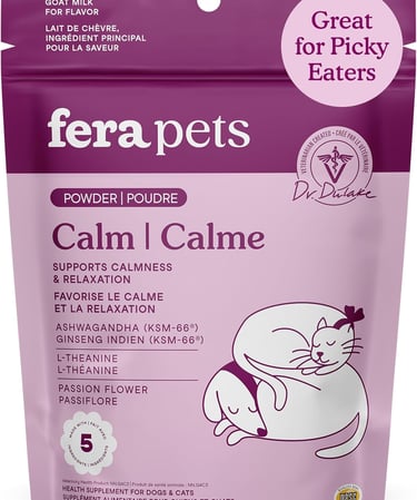 Fera Pets Goat Milk - Calming Supplement for Dogs & Cats