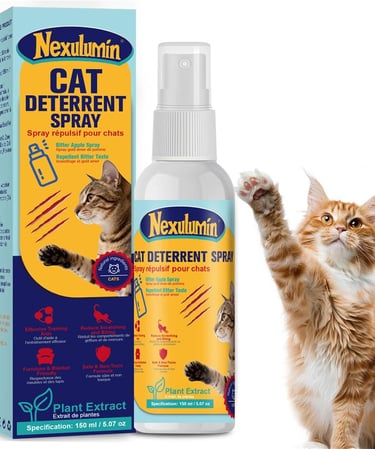 Bitter Apple Cat Deterrent Spray, Natural, Pet-Safe Formula