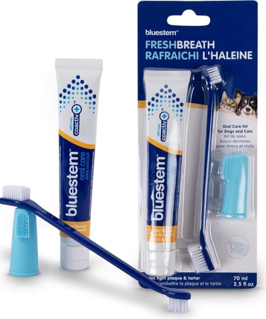 bluestem Cat and Dog Toothpaste, Scientifically Formulated, Pet Toothpaste Helps Reduce Plaque