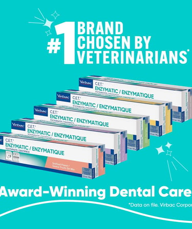 Virbac CET Enzymatic Toothpaste| Eliminates Bad Breath by Removing Plaque & Tartar Buildup