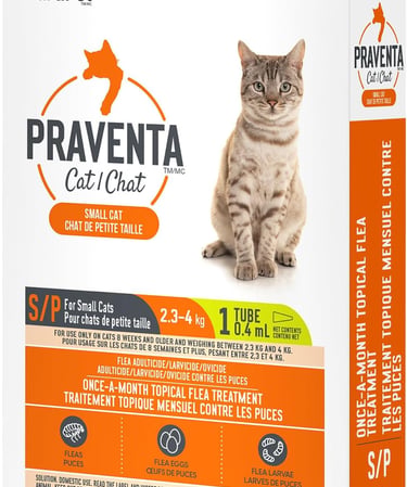 Parapet Praventa for Small Cats - 1 Tube