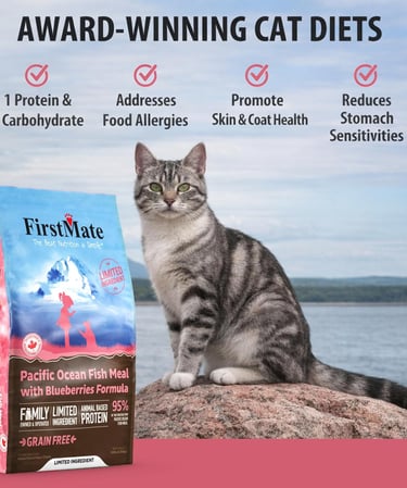 Firstmate Pet Foods Renaissance Grain Free Cat Food With Blueberries, 10-Pound