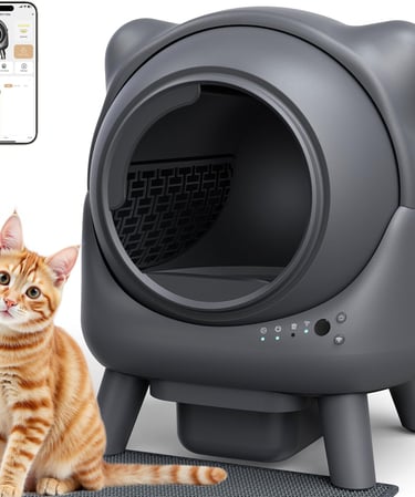 Self Cleaning Litter Box,Automatic Cat Litter Box for Multi Cats,FEELNEEDY Odor Control,litiere Pour