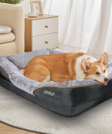 JOYELF XLarge Memory Foam Dog Bed, Orthopedic Dog Bed & Sofa with Removable Washable Cover