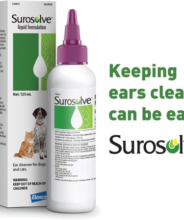 Ear Cleaner for Dogs & Cats, 125 mL