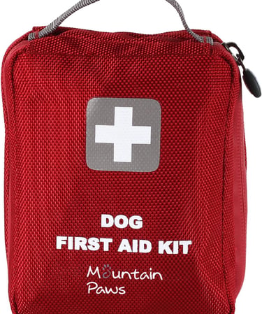 Mountain Paws Dog First Aid Kit - Compact Size, Easy to Carry on Walks, for Home, Outdoor or Travel