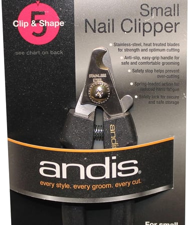 ANDIS Premium Nail Clipper (Small), Pet Grooming (65260)