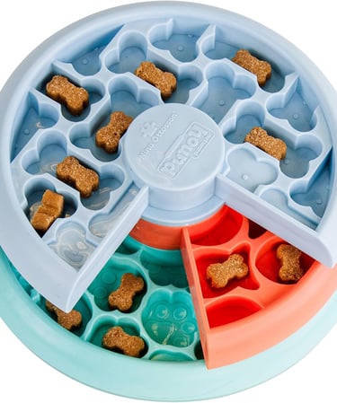 Outward Hound by Nina Ottosson Lickin’ Layers Small 3-in-1 Dog Puzzle Feeder, Lick Mat & Slow Bowl