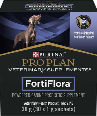 Purina Pro Plan Veterinary Supplements Fortiflora Powdered Dog Probiotics - 30 g sachets Pack of 30