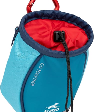 Kurgo Dog Training Treat Pouch Bag, Treat Bags for Dogs, Portable Pet Pocket Waist Clip Bag, Reflect
