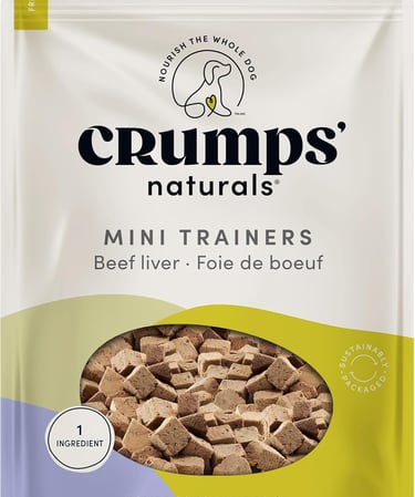 Crumps' Naturals Mini Trainers Freeze Dried Beef Liver (1 Pack),, 1.9OZ/ 55G