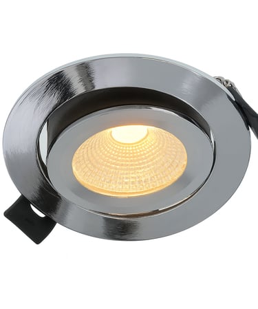 chrome 6W kantelbaar, 3 lichtkleuren IP 65