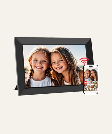 MaxAngel Store Frameo 10.1 Inch WiFi Digital Picture Frame Black