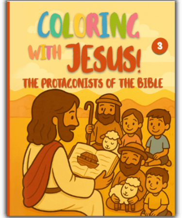 coloring with jesus volumen 3 book cover shadow