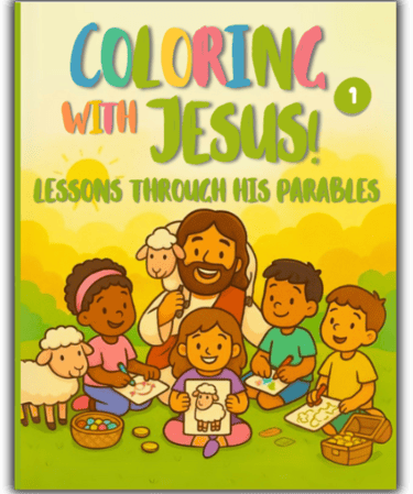 coloring with jesus volumen 1 book cover shadow