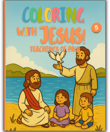 coloring with jesus volumen 5 book cover shadow