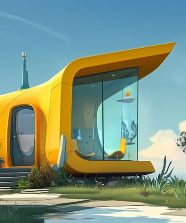futuristic small home