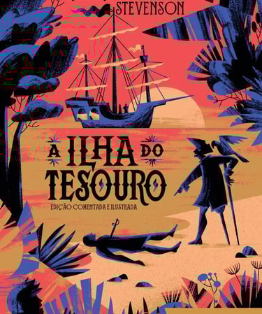 capa do livro a ilha do tesouro