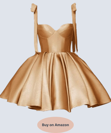 Zardtina Short Homecoming Dresses Ruched Satin Spaghetti Strap Sweetheart 