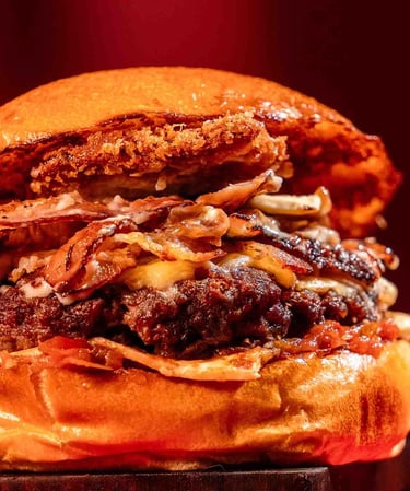 Hamburguesa La Coqueta en Rustic la Tebaida Quindío