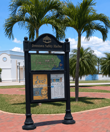 Example of Cast Aluminum Municipal Signboard
