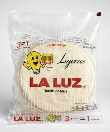 Tortillas ligeras de maíz Tortillería La Luz