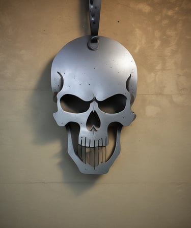 a custom steel or metal logo or sign