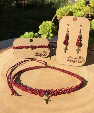 Web construction Maroon set