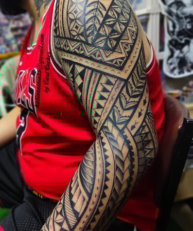 carl cocker polynesian tattoo artist brisbane sydney perth australia 